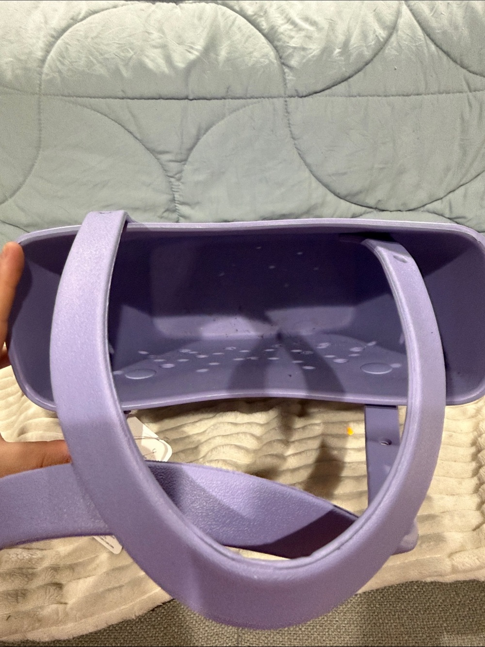 CROCS Lavender Purple Tote Bag - Picture 2 of 3